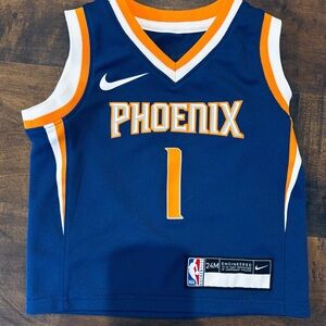 Nike Kids Phoenix Jersey (Devin Booker) - Navy and Orange